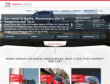 Tablet Screenshot of montirentacar.com